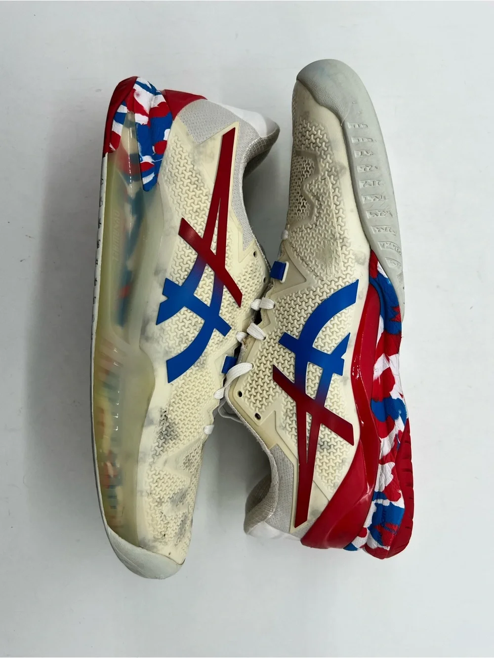 Asics Gel-Resolution 8 L.E. Retro Tokyo Olympic Men's 10 Tennis Shoes 1041A111